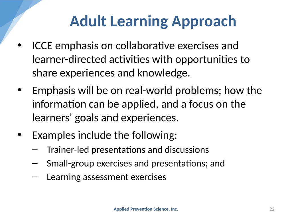 Evidence-Based Prevention: The Universal - slide 22 of 29