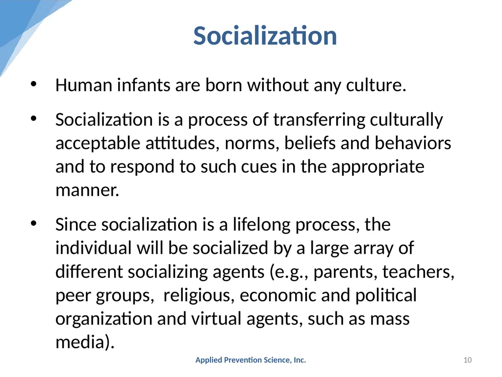 Evidence-Based Prevention: The Universal - slide 10 of 29
