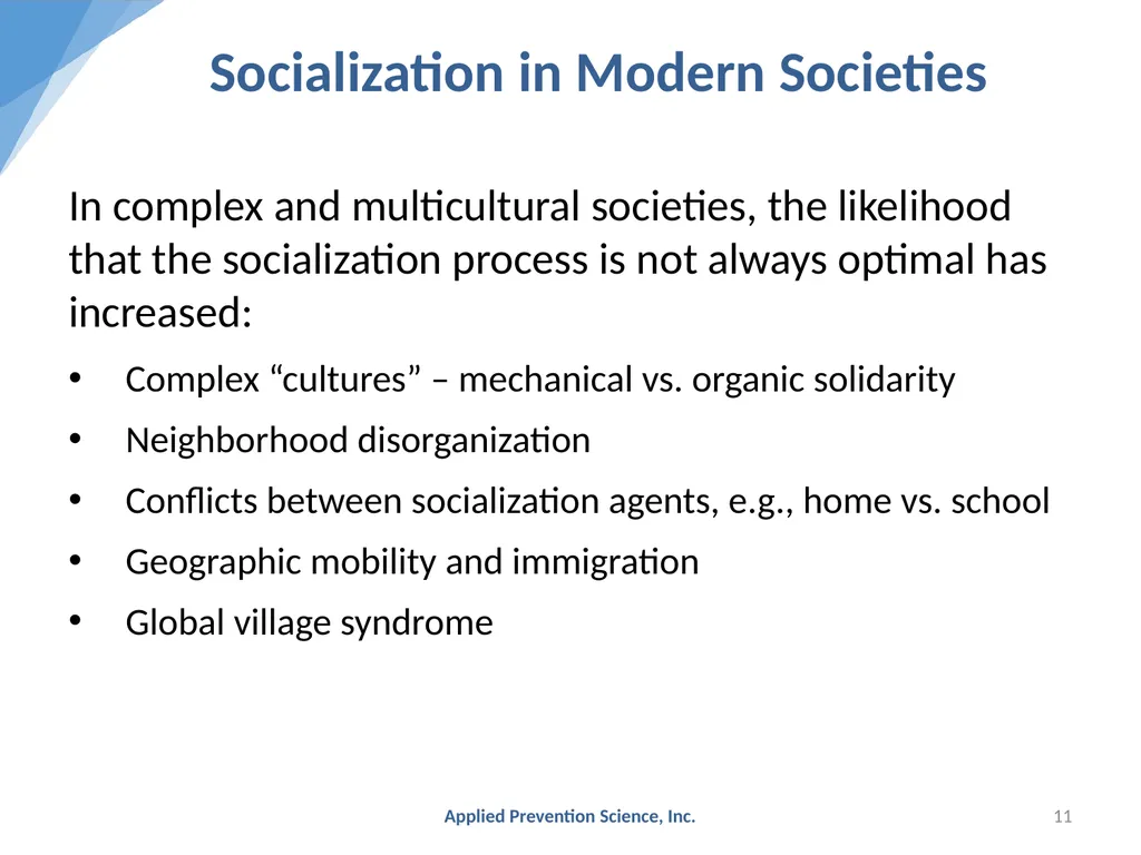 Evidence-Based Prevention: The Universal - slide 11 of 29