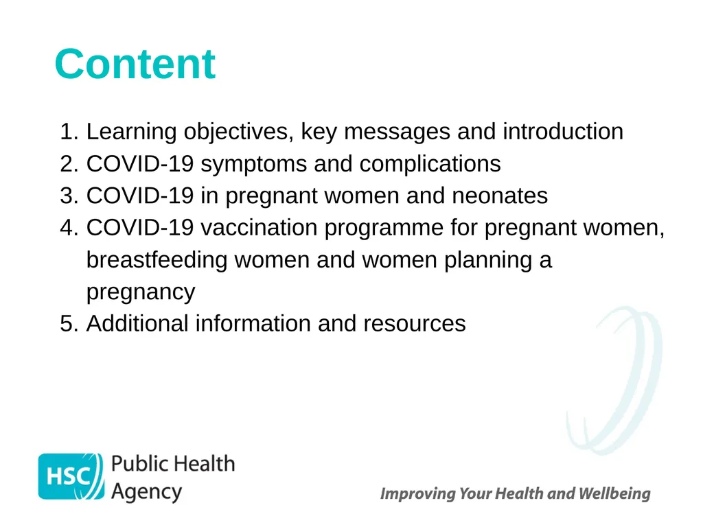 COVID-19 Vaccination programme for childbearing - slide 2 of 32