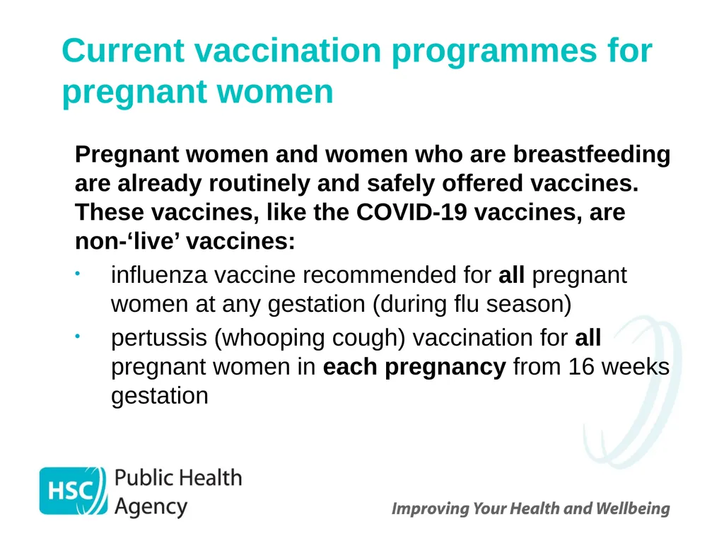 COVID-19 Vaccination programme for childbearing - slide 5 of 32