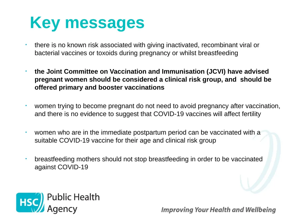 COVID-19 Vaccination programme for childbearing - slide 4 of 32