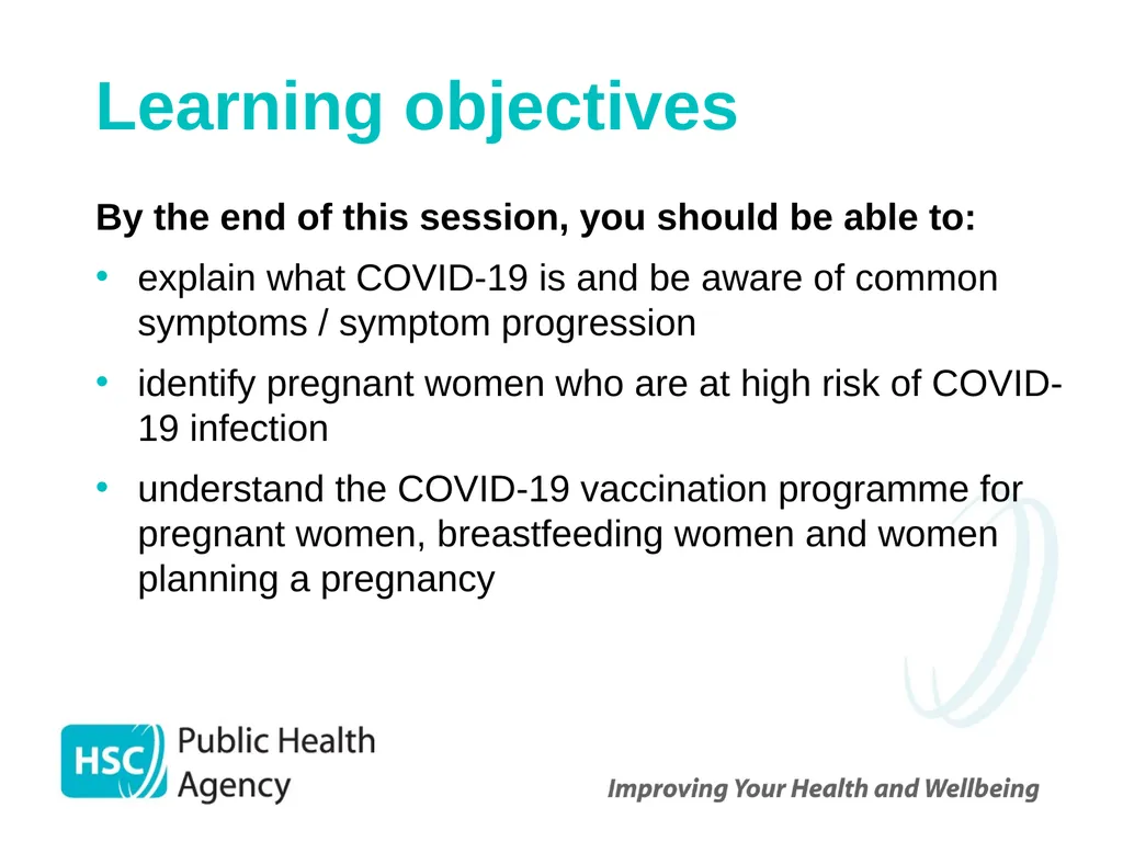 COVID-19 Vaccination programme for childbearing - slide 3 of 32