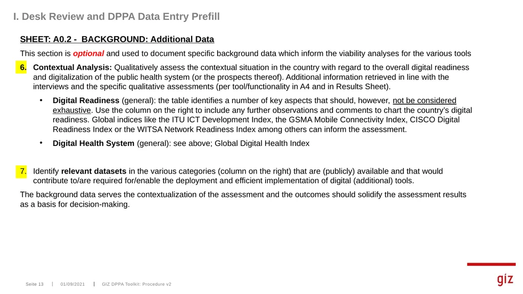 Assessment Tool for Digital Pandemic Preparedness - slide 13 of 30