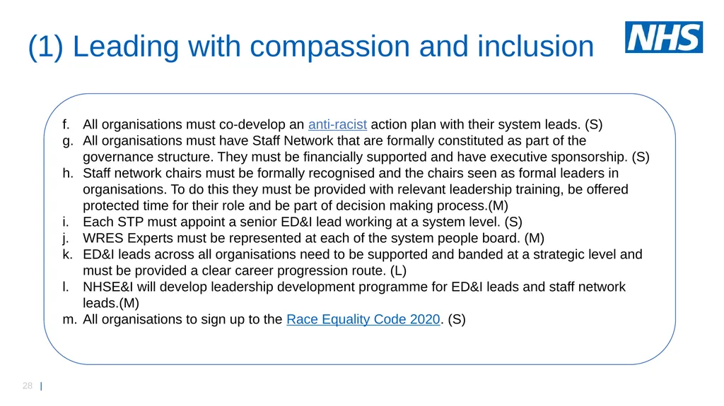 Midlands workforce, race, equality and inclusion - slide 28 of 58