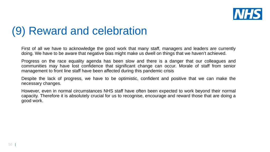 Midlands workforce, race, equality and inclusion - slide 50 of 58