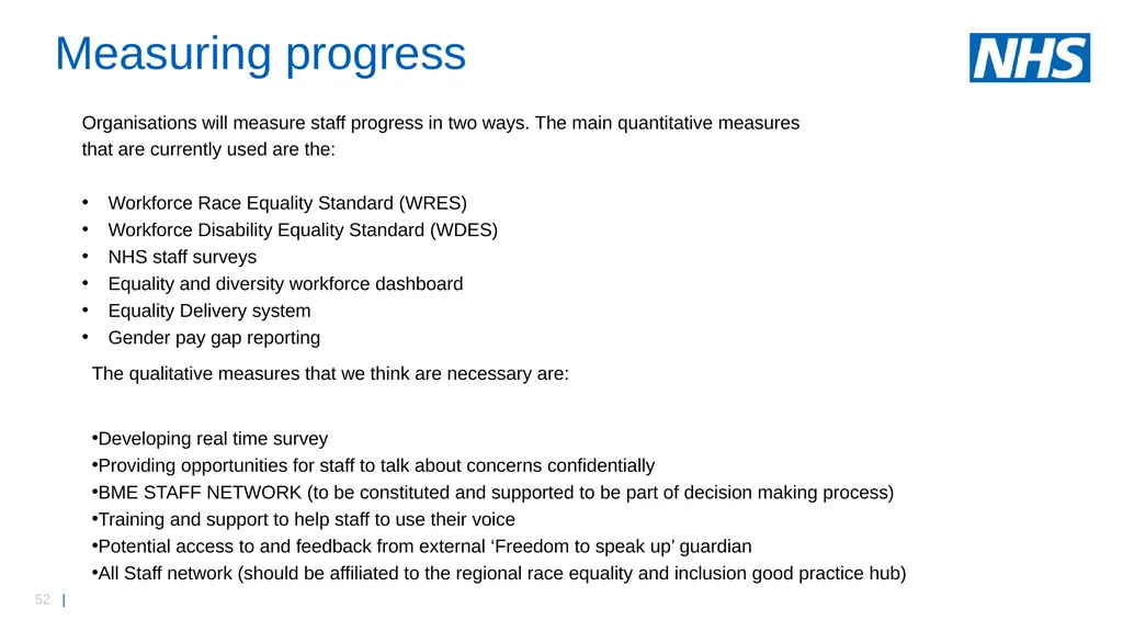 Midlands workforce, race, equality and inclusion - slide 52 of 58
