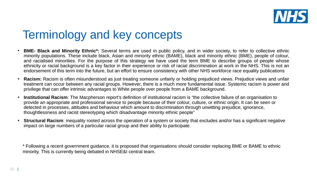 Midlands workforce, race, equality and inclusion - slide 56 of 58