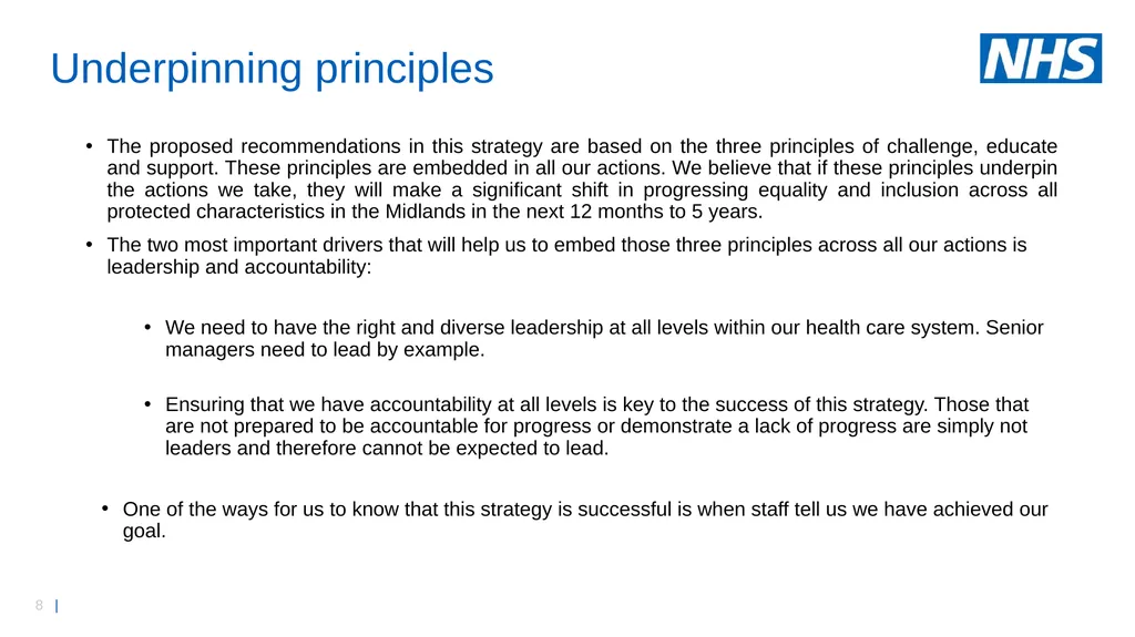 Midlands workforce, race, equality and inclusion - slide 8 of 58