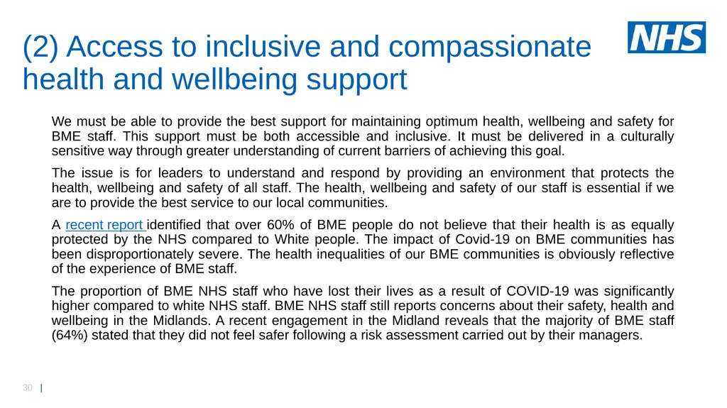 Midlands workforce, race, equality and inclusion - slide 30 of 58