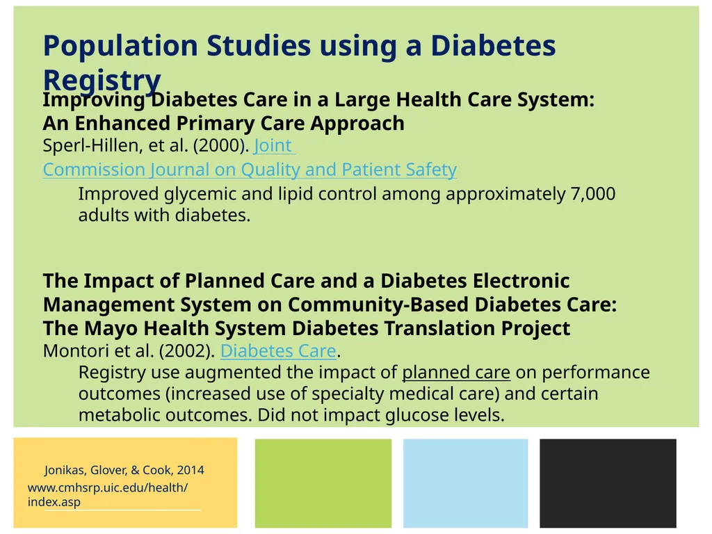 Implementing a Diabetes Registry and Care - slide 14 of 35