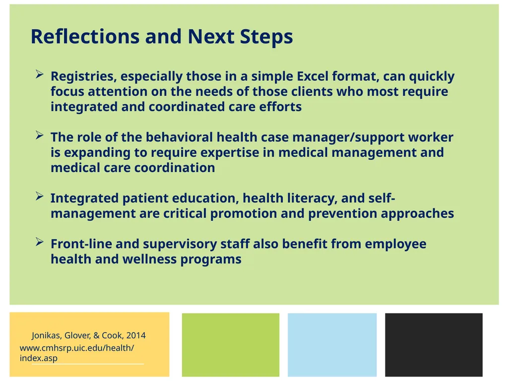 Implementing a Diabetes Registry and Care - slide 34 of 35
