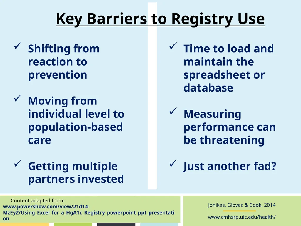 Implementing a Diabetes Registry and Care - slide 33 of 35