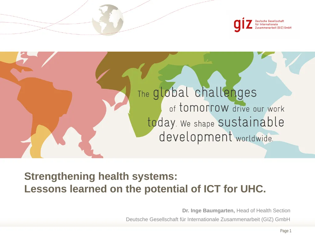 Strengthening health systems: Lessons learned on
