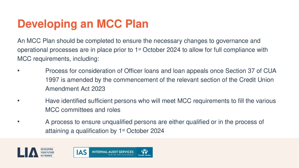 18/04/2024 Practical Implications of MCC for - slide 16 of 26