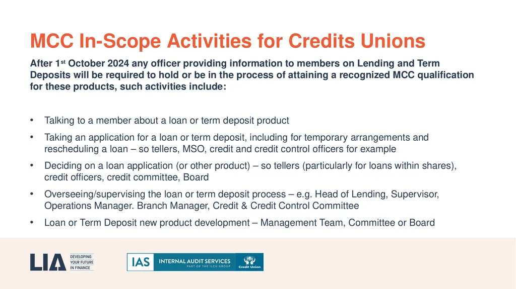 18/04/2024 Practical Implications of MCC for - slide 5 of 26