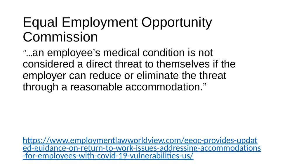 Employment for People with Disabilities: - slide 6 of 11