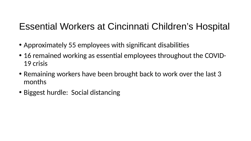 Employment for People with Disabilities: - slide 10 of 11
