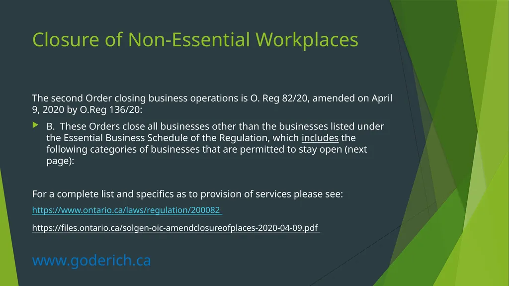 Municipal Enforcement Orders Made Under The - slide 13 of 27