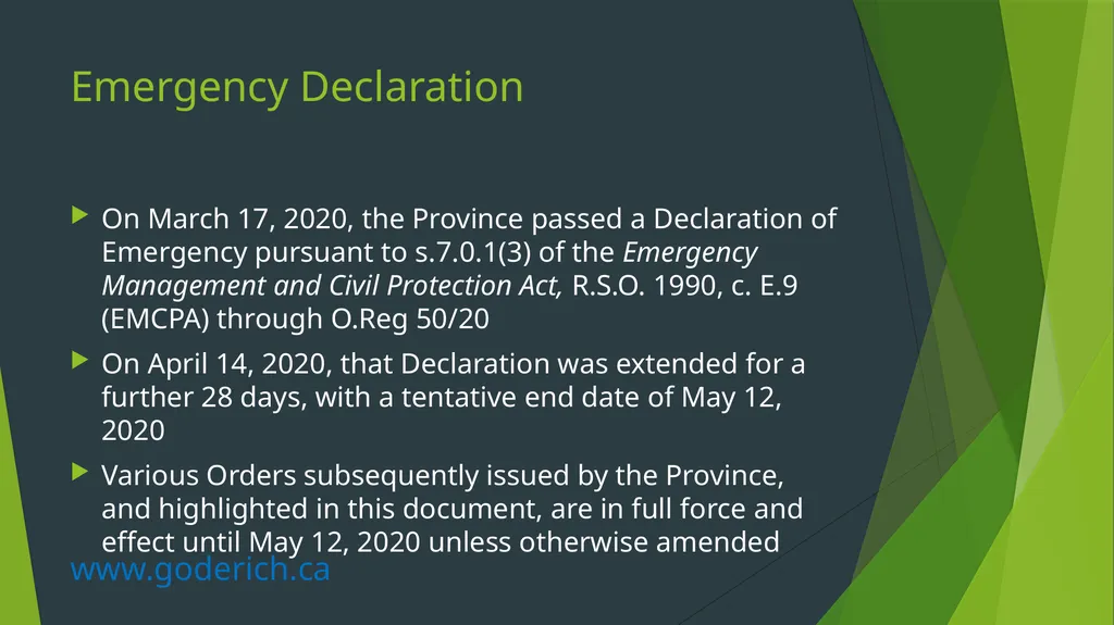 Municipal Enforcement Orders Made Under The - slide 3 of 27