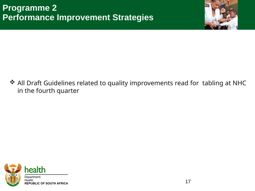 QUARTER ONE TO QUARTER THREE Performance PORTFOLIO - slide 17 of 95