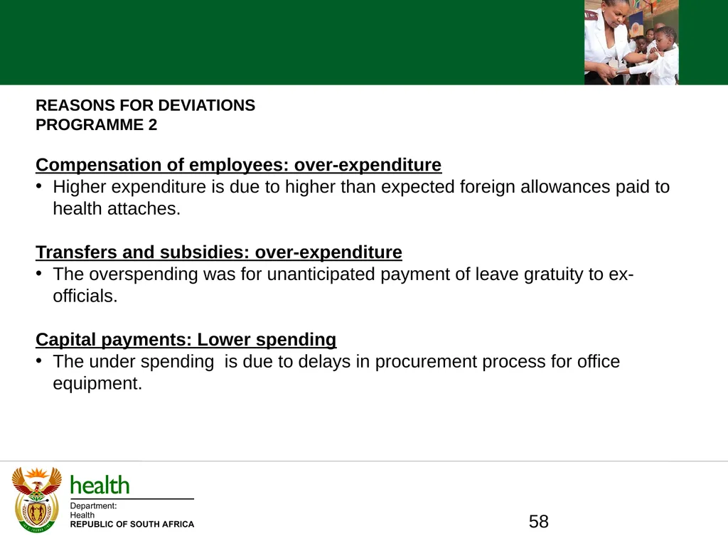 QUARTER ONE TO QUARTER THREE Performance PORTFOLIO - slide 58 of 95