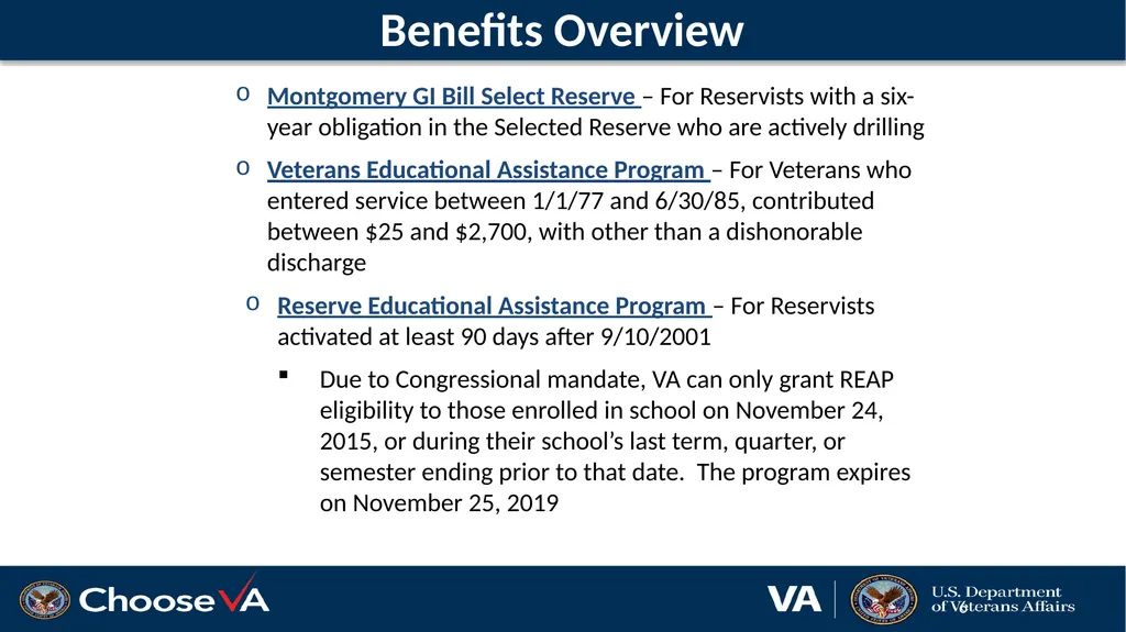 VFW Training Conference Terry Warren, Education - slide 6 of 19