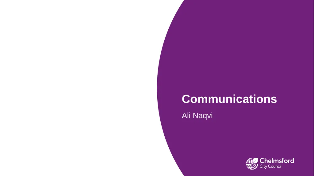 2023 Portfolio Update Connected Chelmsford Cllr - slide 8 of 12