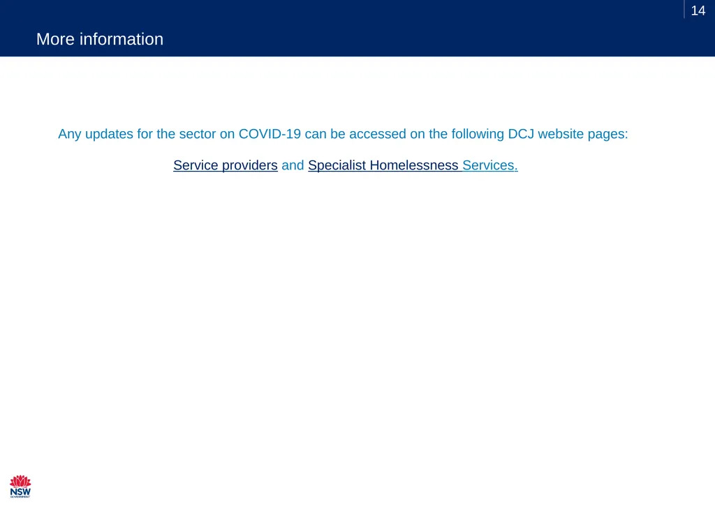SHS Sector Webinar Thursday 13 August 2020 - slide 14 of 14