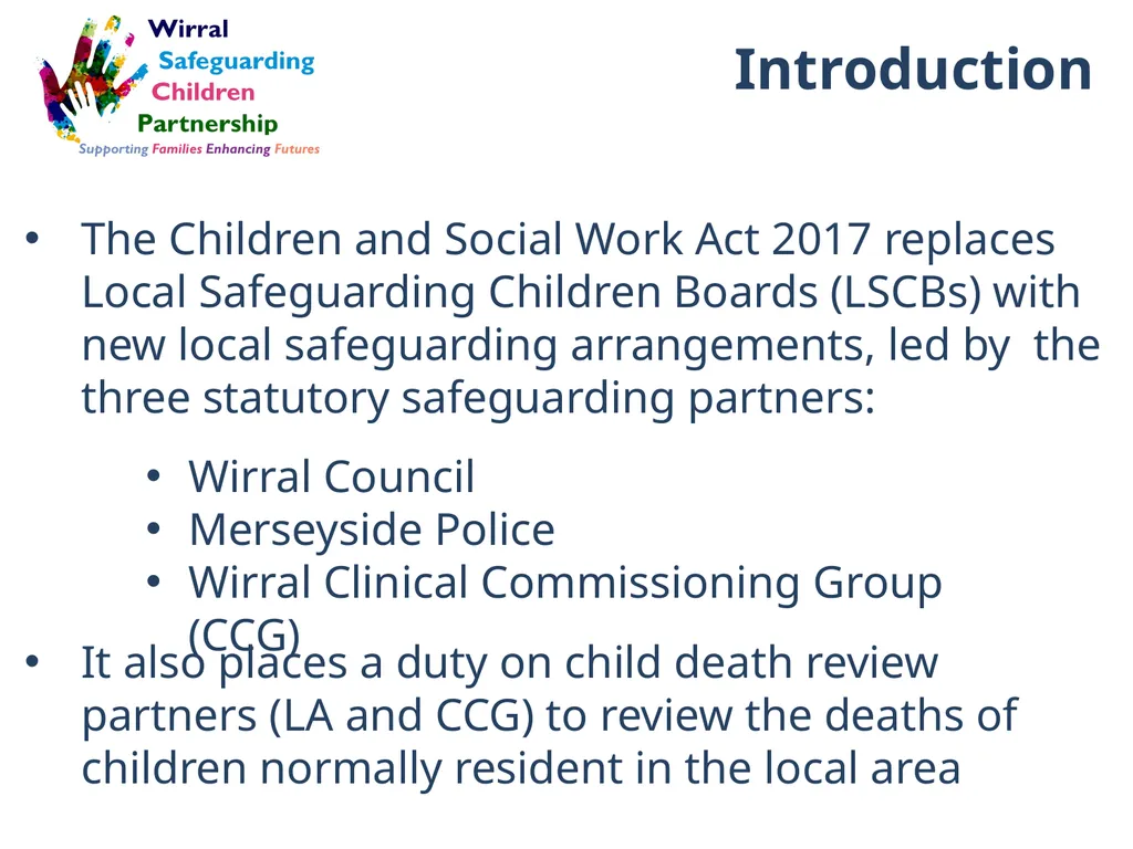 Wirral Safeguarding Children Partnership New - slide 2 of 20