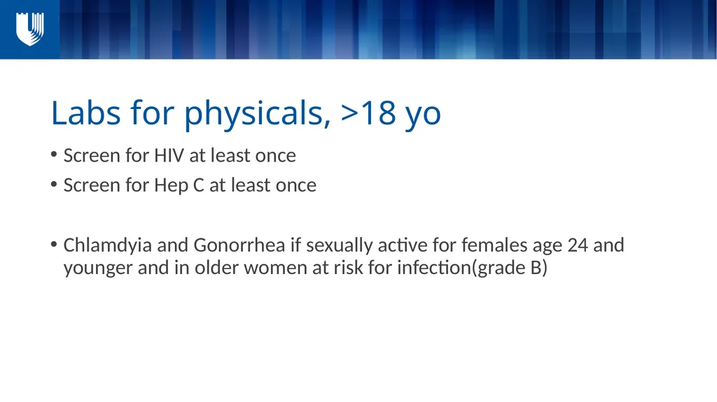 Review of labs and … some TESTS I WISH YOU’D - slide 39 of 47