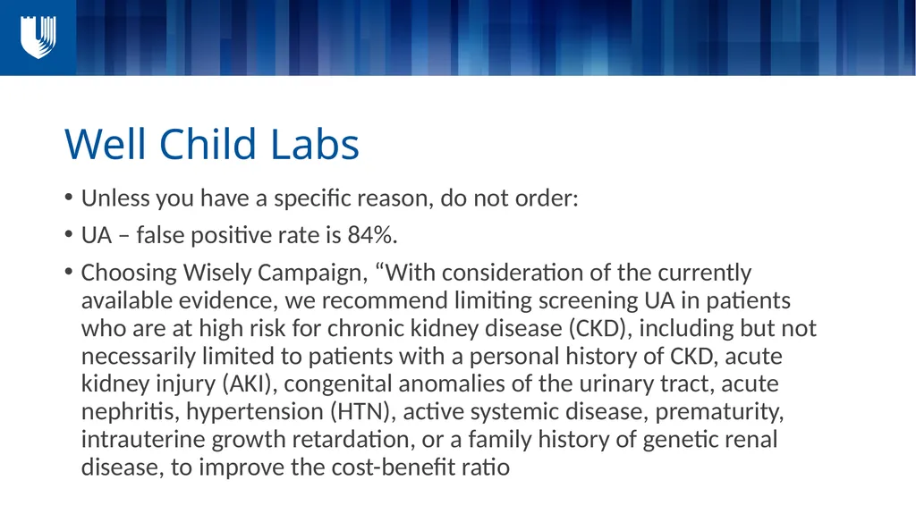 Review of labs and … some TESTS I WISH YOU’D - slide 32 of 47