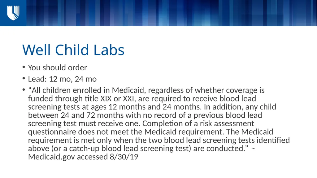 Review of labs and … some TESTS I WISH YOU’D - slide 33 of 47