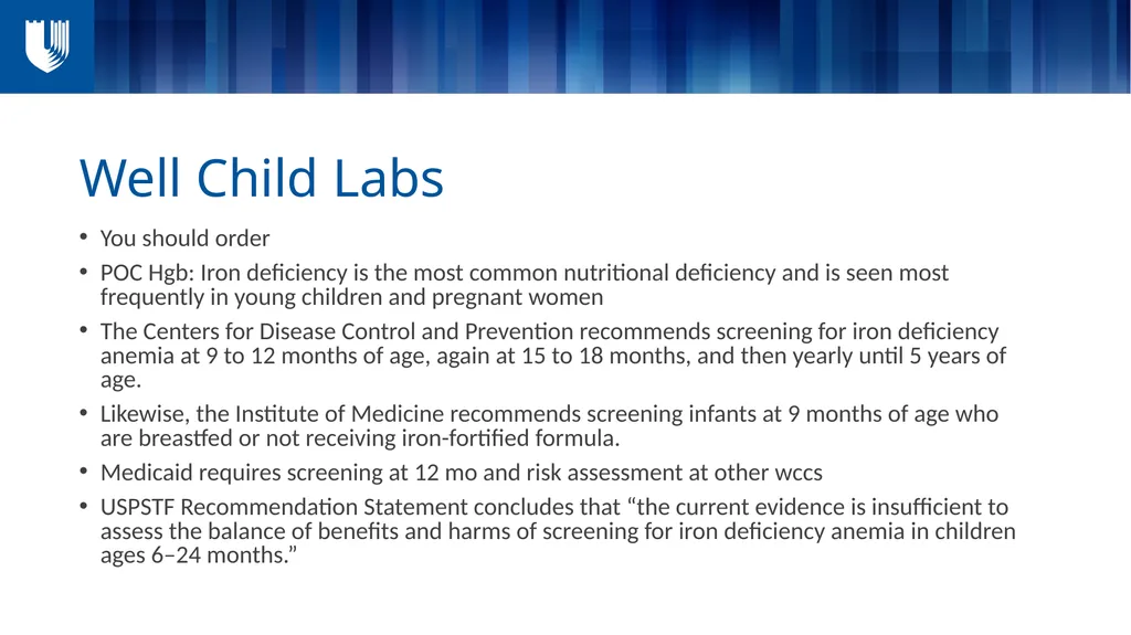 Review of labs and … some TESTS I WISH YOU’D - slide 34 of 47