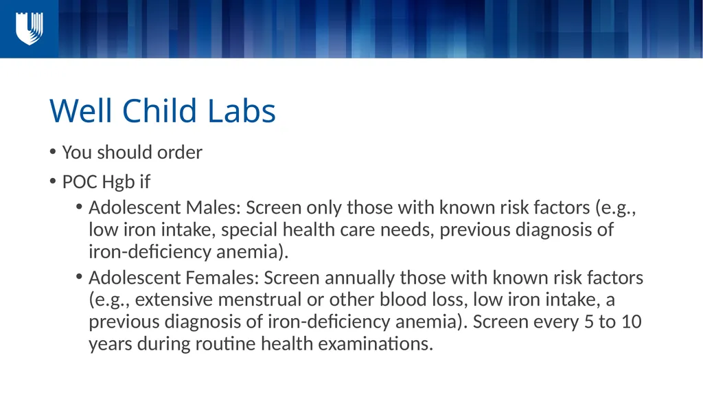 Review of labs and … some TESTS I WISH YOU’D - slide 35 of 47