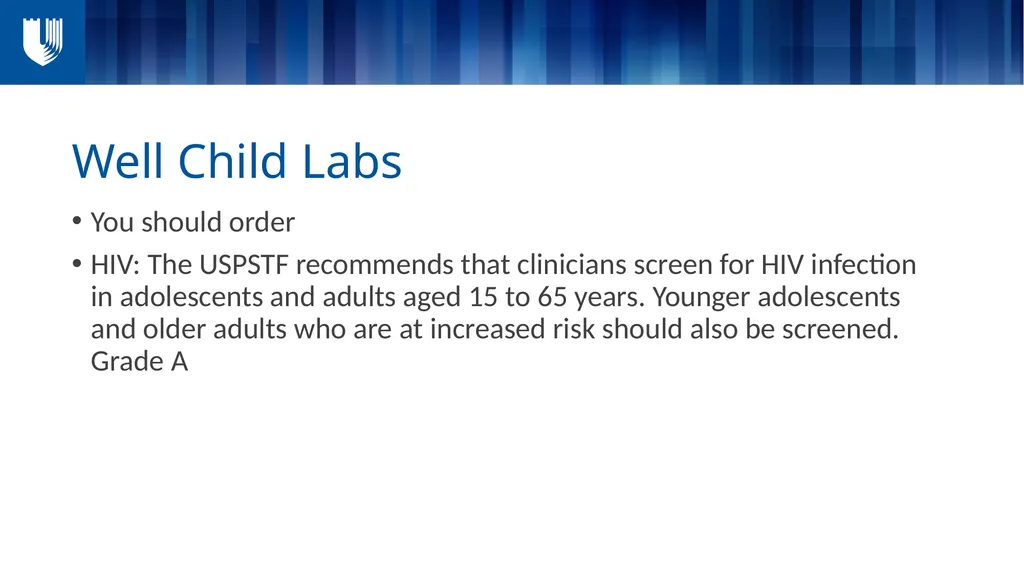 Review of labs and … some TESTS I WISH YOU’D - slide 37 of 47