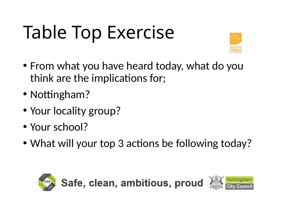 National and Local Update John Matravers Local - slide 16 of 17