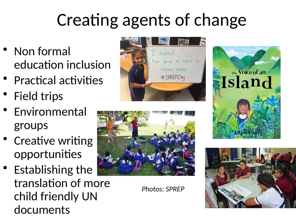 Children at the forefront of Climate Change - slide 12 of 13