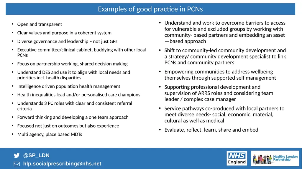 1 PERSONALISED CARE FOR LONDON Embedding the 3 - slide 18 of 23