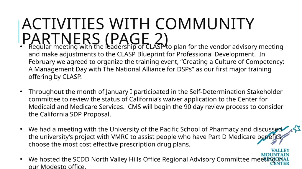 Executive Directors Report Tony Anderson Executive - slide 6 of 27