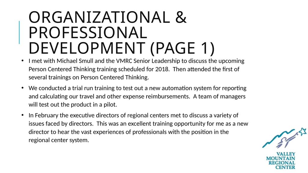 Executive Directors Report Tony Anderson Executive - slide 3 of 27