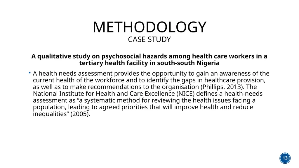 ASSESSMENT OF OCCUPATIONAL HAZARDS AND DEVELOPMENT - slide 13 of 21