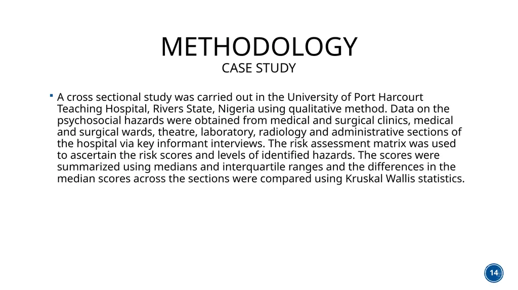 ASSESSMENT OF OCCUPATIONAL HAZARDS AND DEVELOPMENT - slide 14 of 21