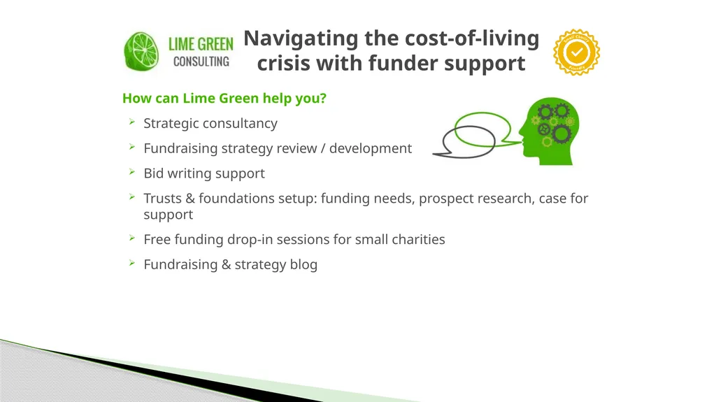 Small Charity Friendly Conference: Navigating the - slide 13 of 14