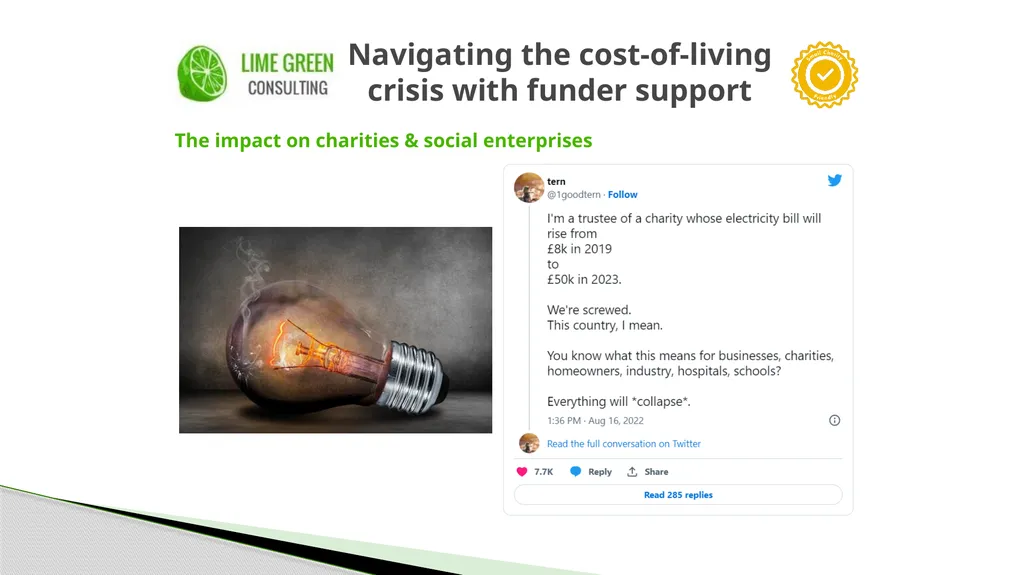 Small Charity Friendly Conference: Navigating the - slide 4 of 14