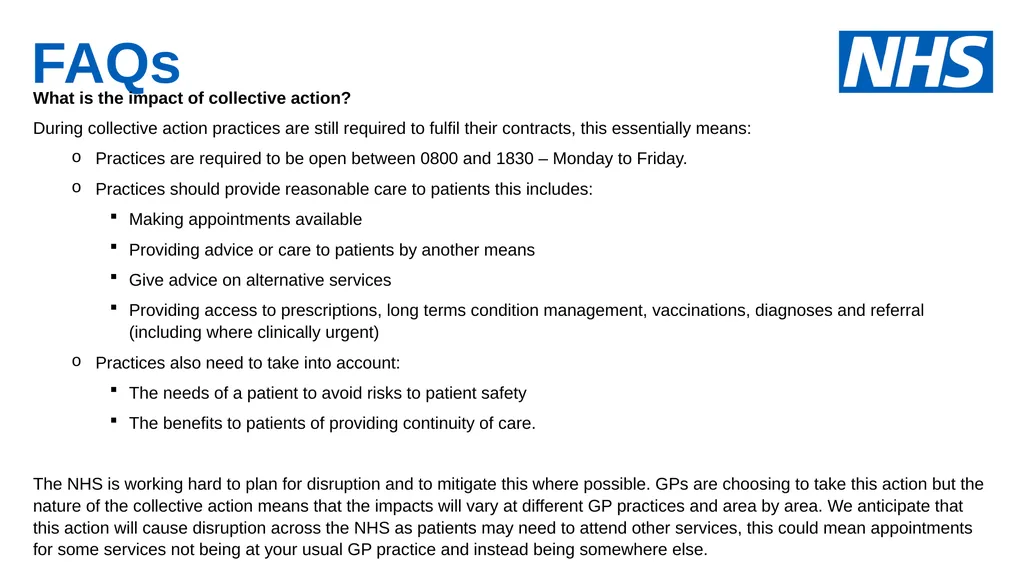 GP collective action 1 August 2024 To Note: This - slide 15 of 16