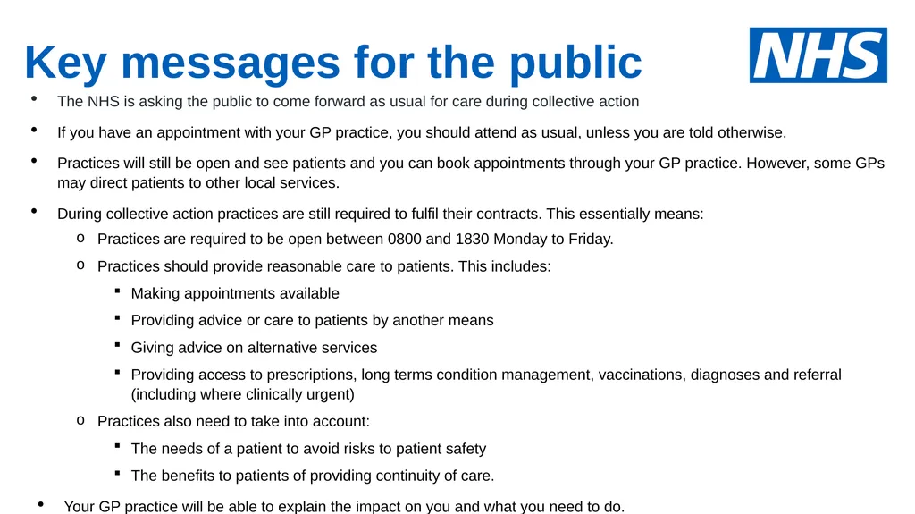 GP collective action 1 August 2024 To Note: This - slide 7 of 16