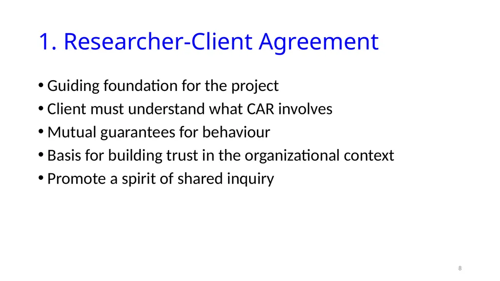 Canonical Action Research: Method, Principles and - slide 8 of 59