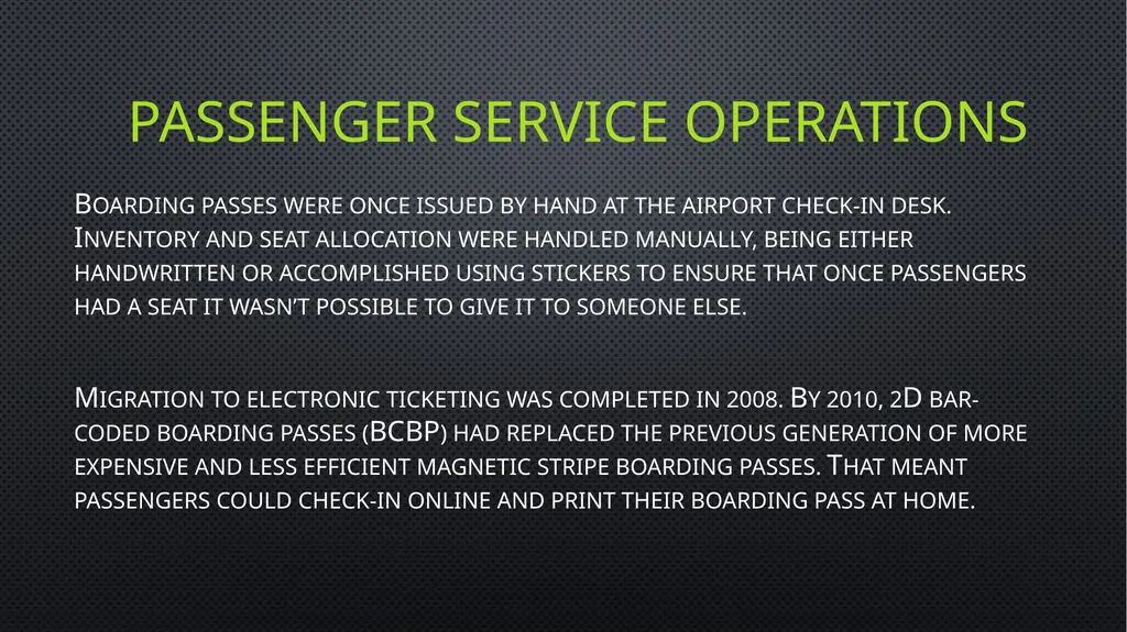 Unit 6 managing aviation services Learning outcome - slide 7 of 50