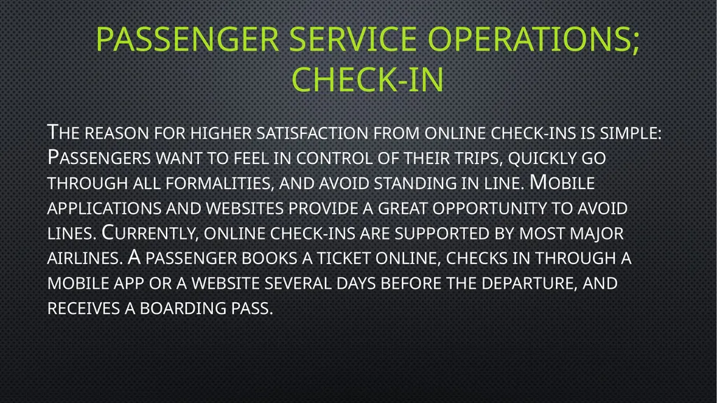Unit 6 managing aviation services Learning outcome - slide 13 of 50
